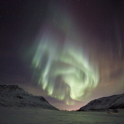 Aurora to the North in Tromso