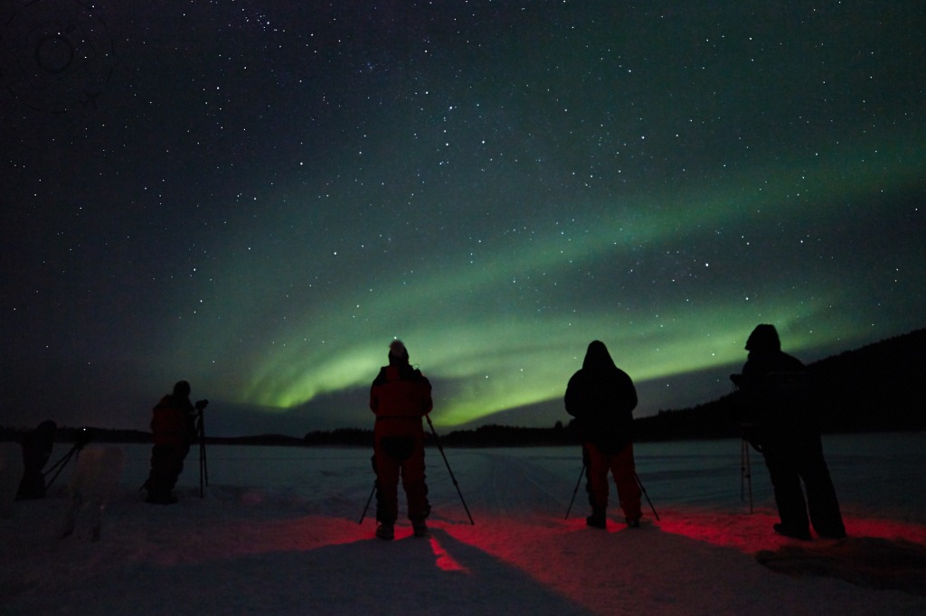 Moonlight and Auroras