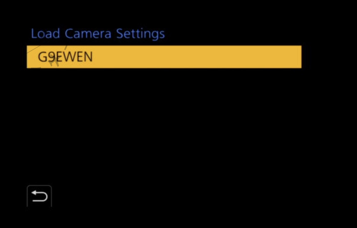 Custom Settings for Lumix G9