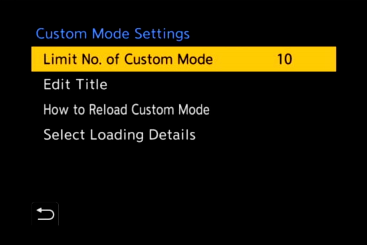 LUMIX GH6 Custom Settings